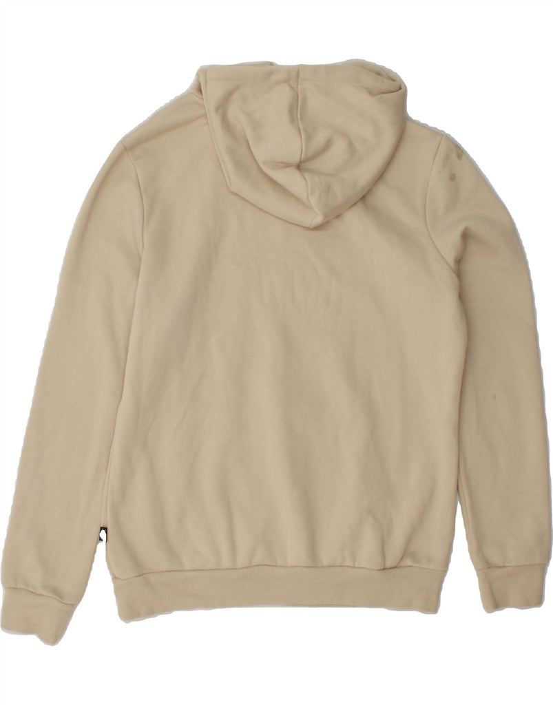 PUMA Womens Hoodie Jumper UK 14 Medium Beige Cotton Vintage Puma and Second-Hand Puma from Messina Hembry 