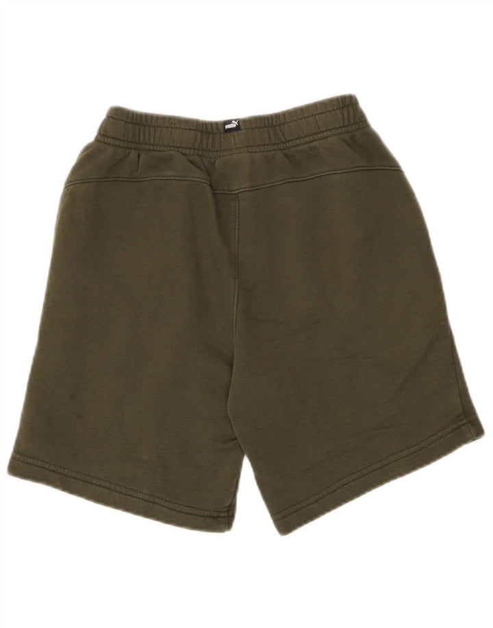 Puma Boys Sport Shorts 11-12 Years  Khaki Cotton