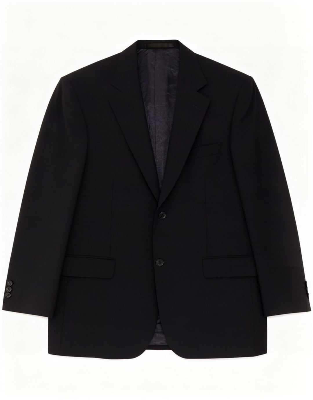 Marks & Spencer Mens 2 Button Blazer Jacket UK 40 Medium Navy Blue New Wool