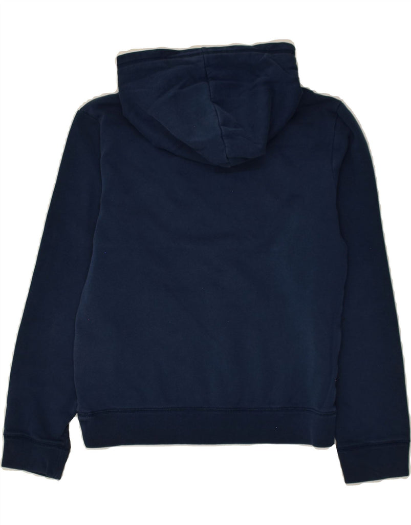 UNDER ARMOUR Boys Cold Gear Hoodie Jumper 11-12 Years Navy Blue Cotton | Vintage Under Armour | Thrift | Second-Hand Under Armour | Used Clothing | Messina Hembry 