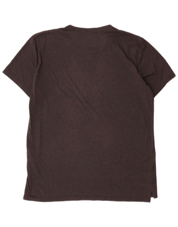 Nike Mens Dri Fit Graphic T-Shirt Top Large Grey Polyester
