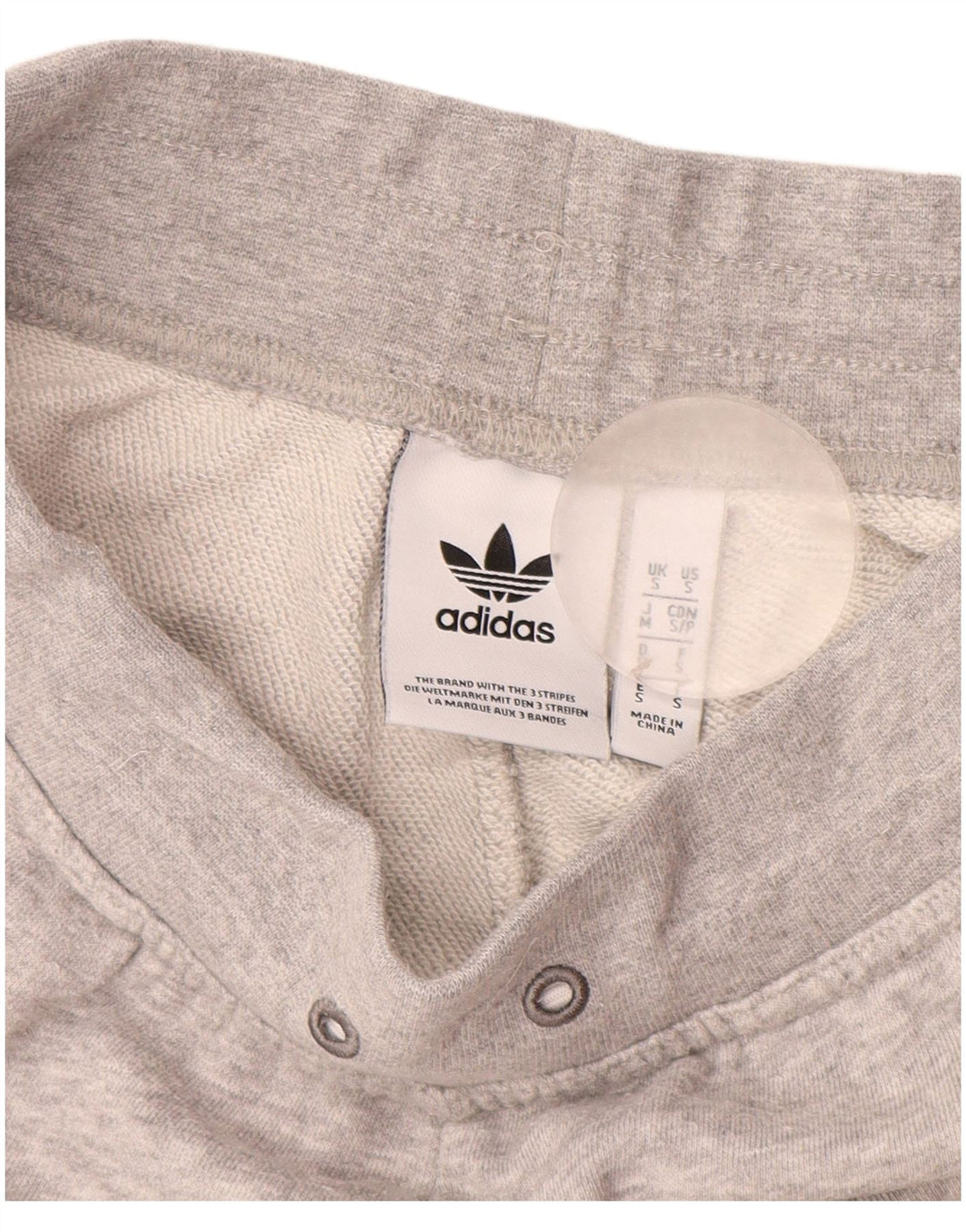 ADIDAS Mens Sport Shorts Small  Grey Cotton