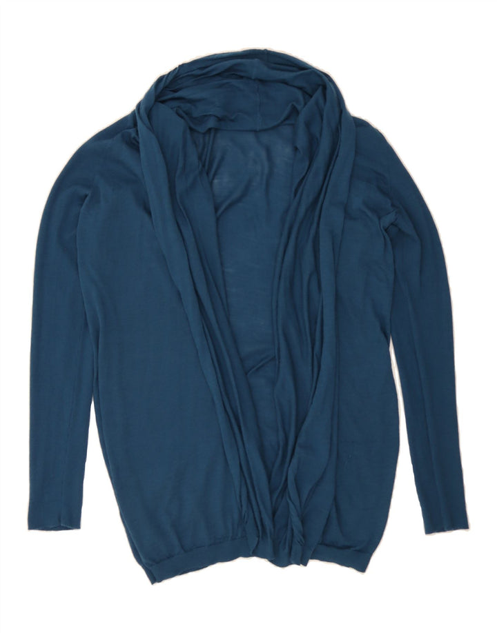 BENETTON Womens Open Cardigan Sweater UK 20 2XL Blue Vintage Benetton and Second-Hand Benetton from Messina Hembry 