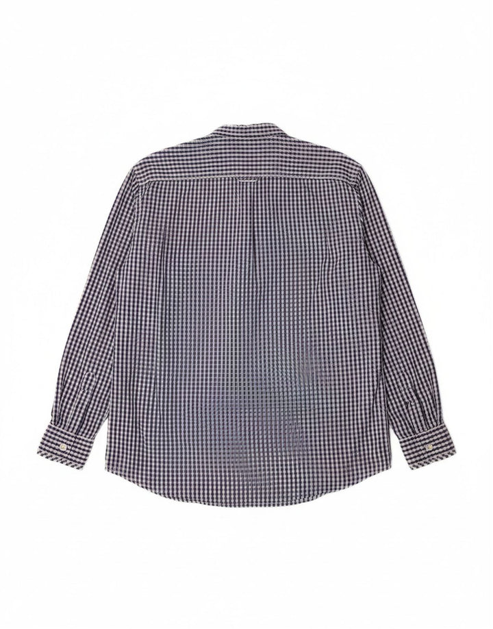 NAPAPIJRI Mens Shirt XL Navy Blue Gingham