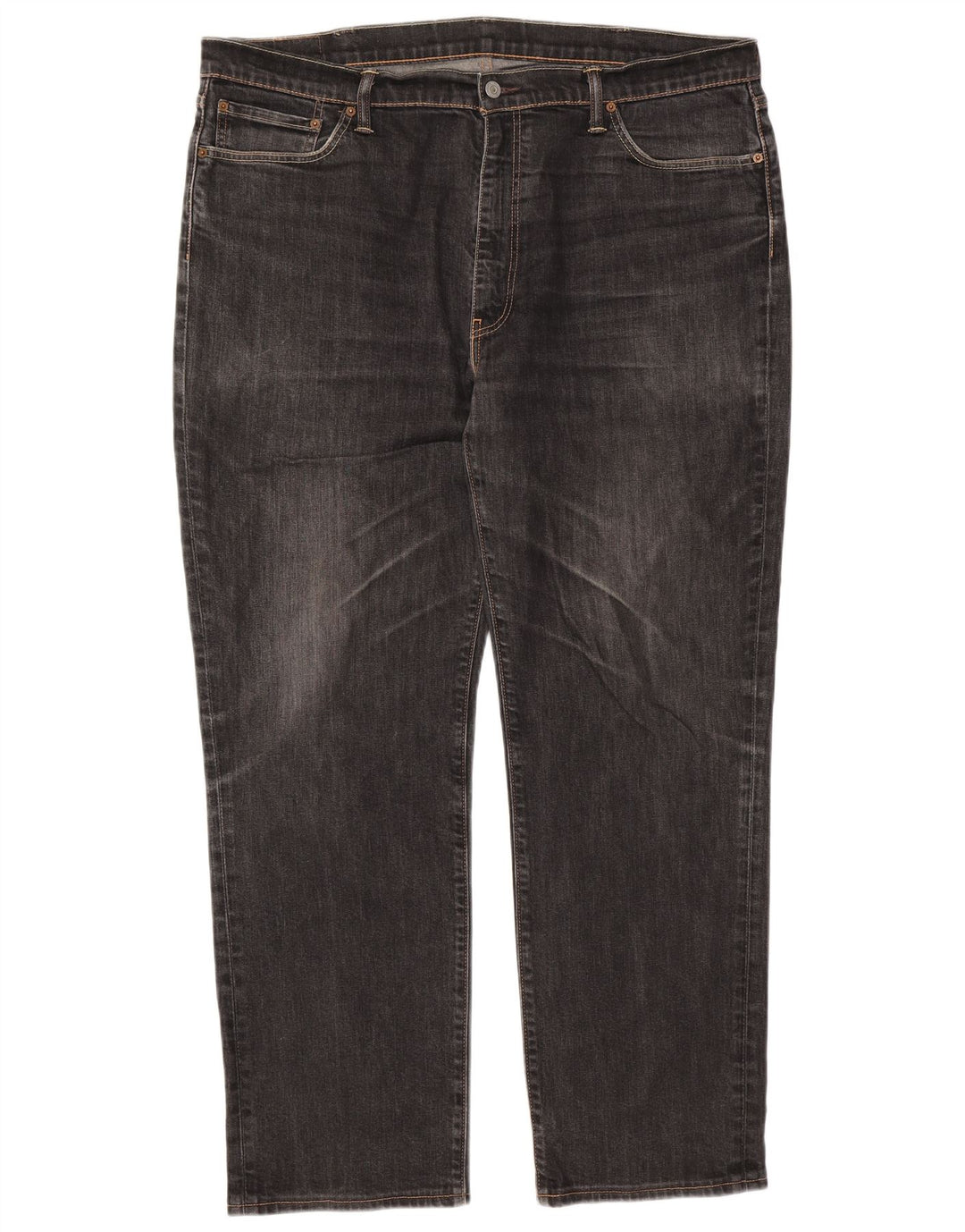 Levi's Mens 541 Tapered Jeans W42 L31 Black Cotton