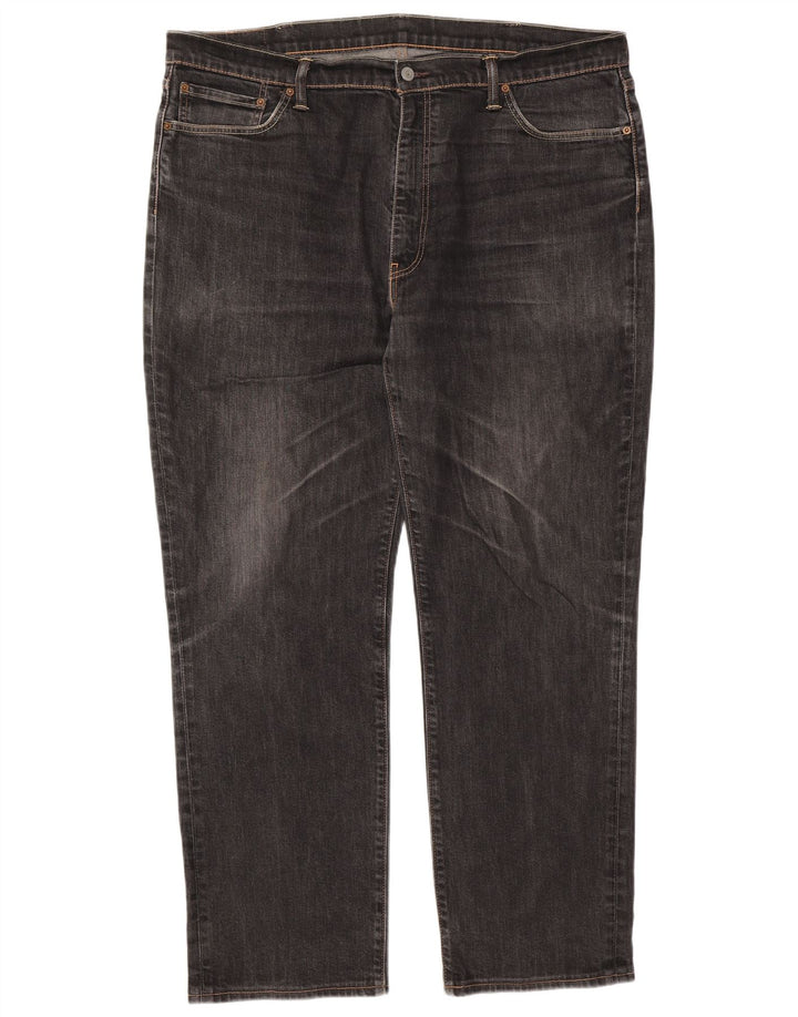 Levi's Mens 541 Tapered Jeans W42 L31 Black Cotton
