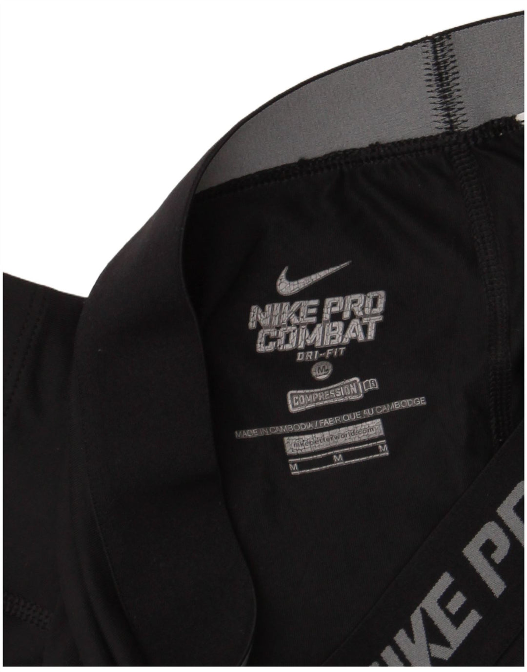 Nike Womens Dri Fit Graphic Capri Leggings UK 12 Medium  Black