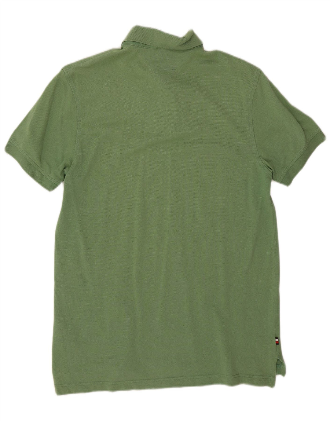 Tommy Hilfiger Mens Polo Shirt Small Green Cotton
