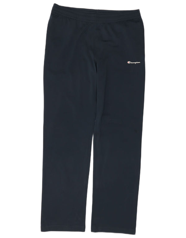 Champion Mens Tracksuit Trousers Large Navy Blue Polyester