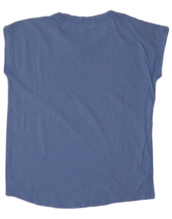 PEPE Jeans Womens Graphic T-Shirt Top Small Blue