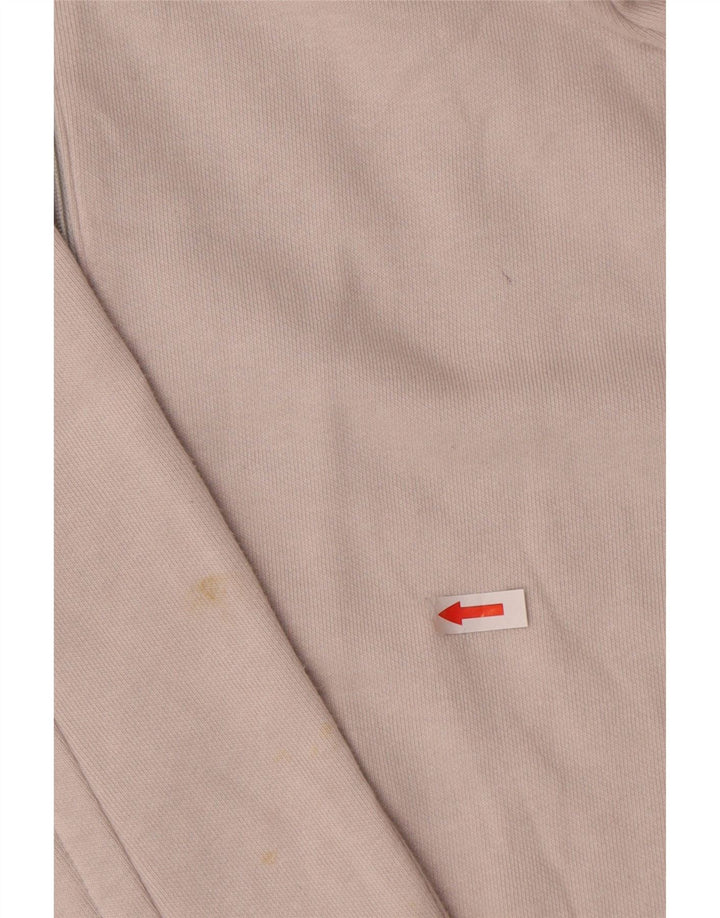Champion Mens Tracksuit Top Jacket XL Beige Cotton