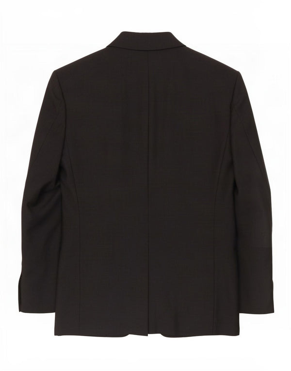 Giorgio Zanella Mens 1 Button Blazer Jacket IT 48 Medium Grey Wool
