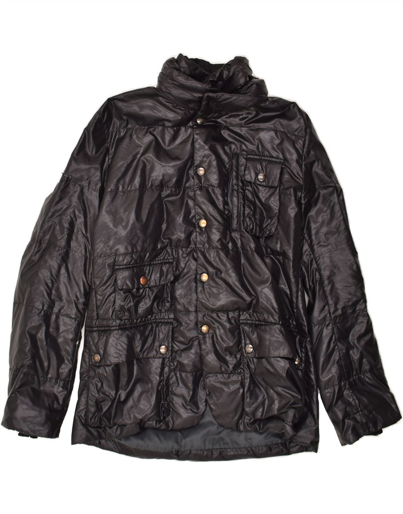 FAY Womens Padded Jacket UK 38 Medium Black | Vintage Fay | Thrift | Second-Hand Fay | Used Clothing | Messina Hembry 