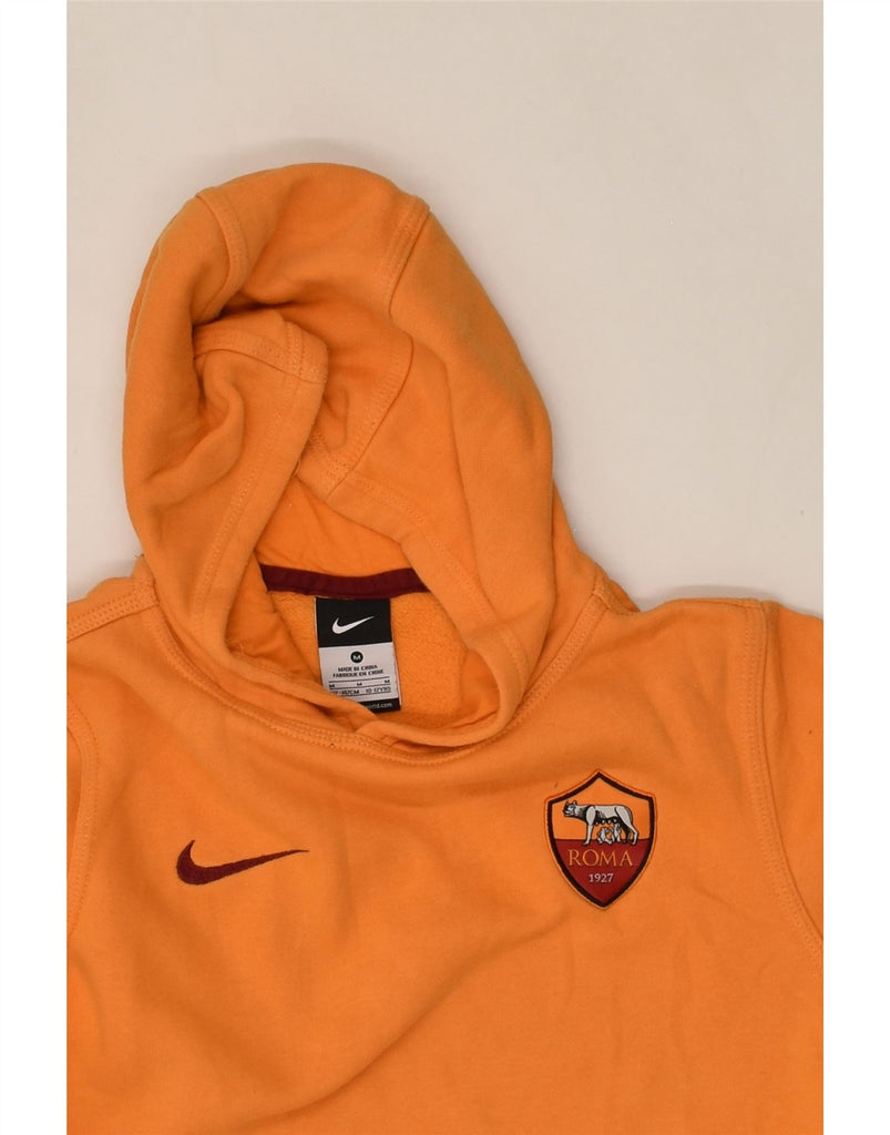 NIKE Boys Hoodie Jumper 10-11 Years Medium Orange Cotton | Vintage Nike | Thrift | Second-Hand Nike | Used Clothing | Messina Hembry 