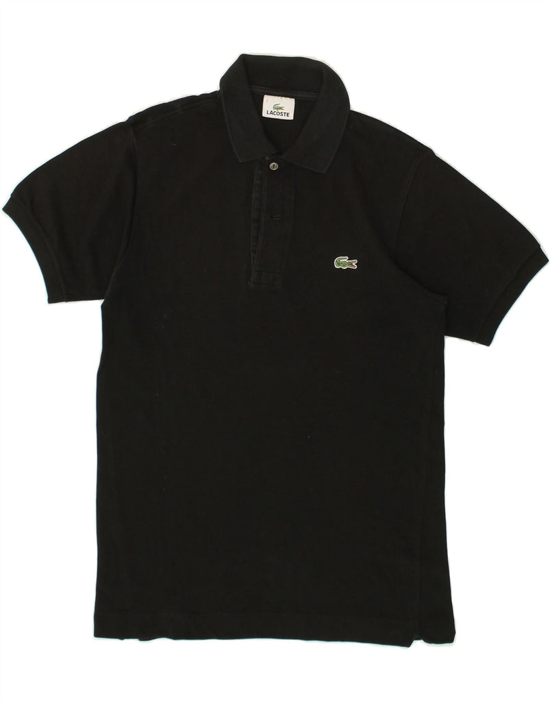 LACOSTE Mens Polo Shirt Size 2 XS Black Cotton | Vintage Lacoste | Thrift | Second-Hand Lacoste | Used Clothing | Messina Hembry 