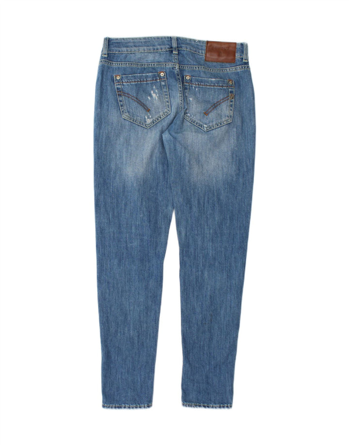 DONDUP Womens Distressed Skinny Jeans W28 L29 Blue Cotton Vintage Dondup and Second-Hand Dondup from Messina Hembry 
