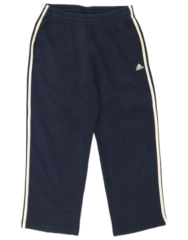 Adidas Mens Tracksuit Trousers Medium  Navy Blue Cotton
