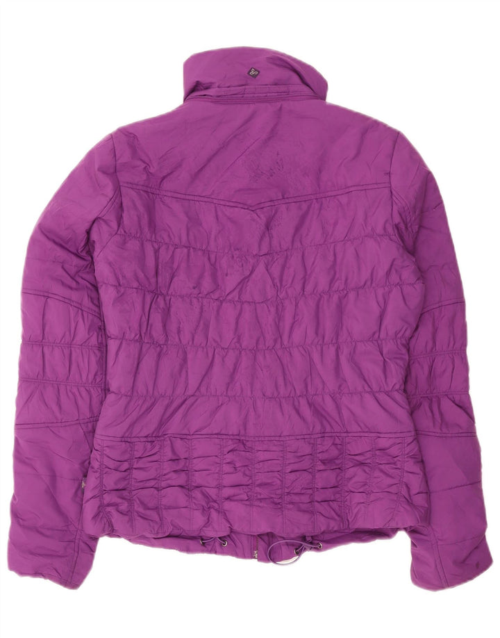 Prana Womens Padded Jacket UK 16 Large Purple Polyester