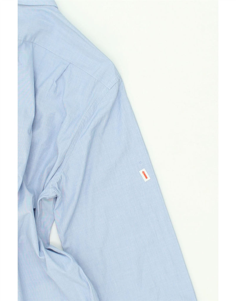 J. CREW Mens Thompson Shirt Size 14/14 1/2 Small Blue Cotton | Vintage J. Crew | Thrift | Second-Hand J. Crew | Used Clothing | Messina Hembry 