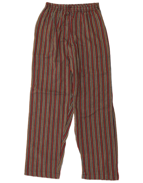 Siesta Womens High Waist Straight Trousers XL W38 L31 Multicoloured Striped