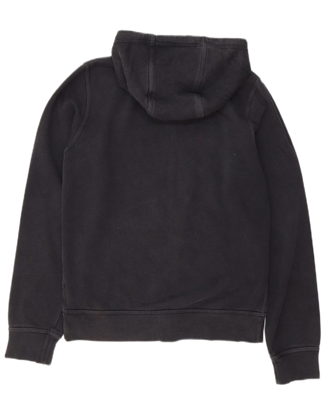 Nike Mens Zip Hoodie Sweater Small Black Cotton