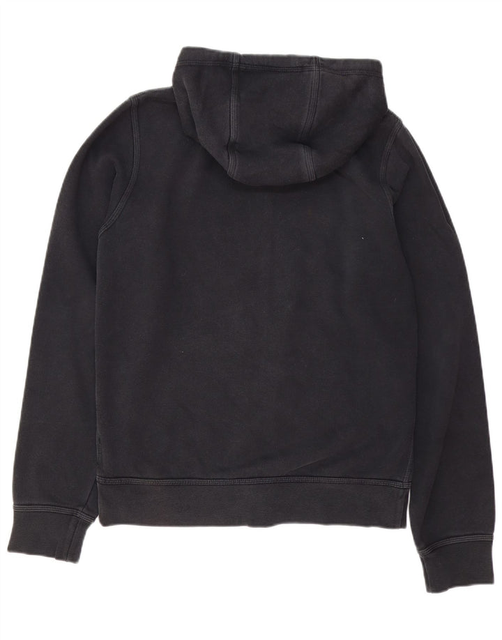 Nike Mens Zip Hoodie Sweater Small Black Cotton