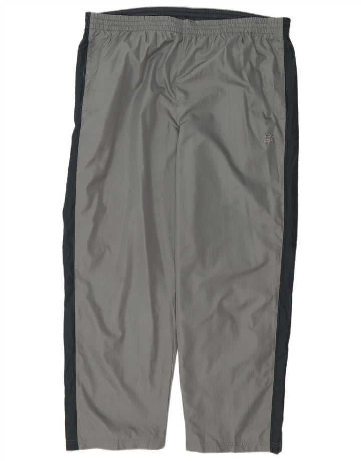 Starter Mens Tracksuit Trousers Large Grey Colourblock Polyester