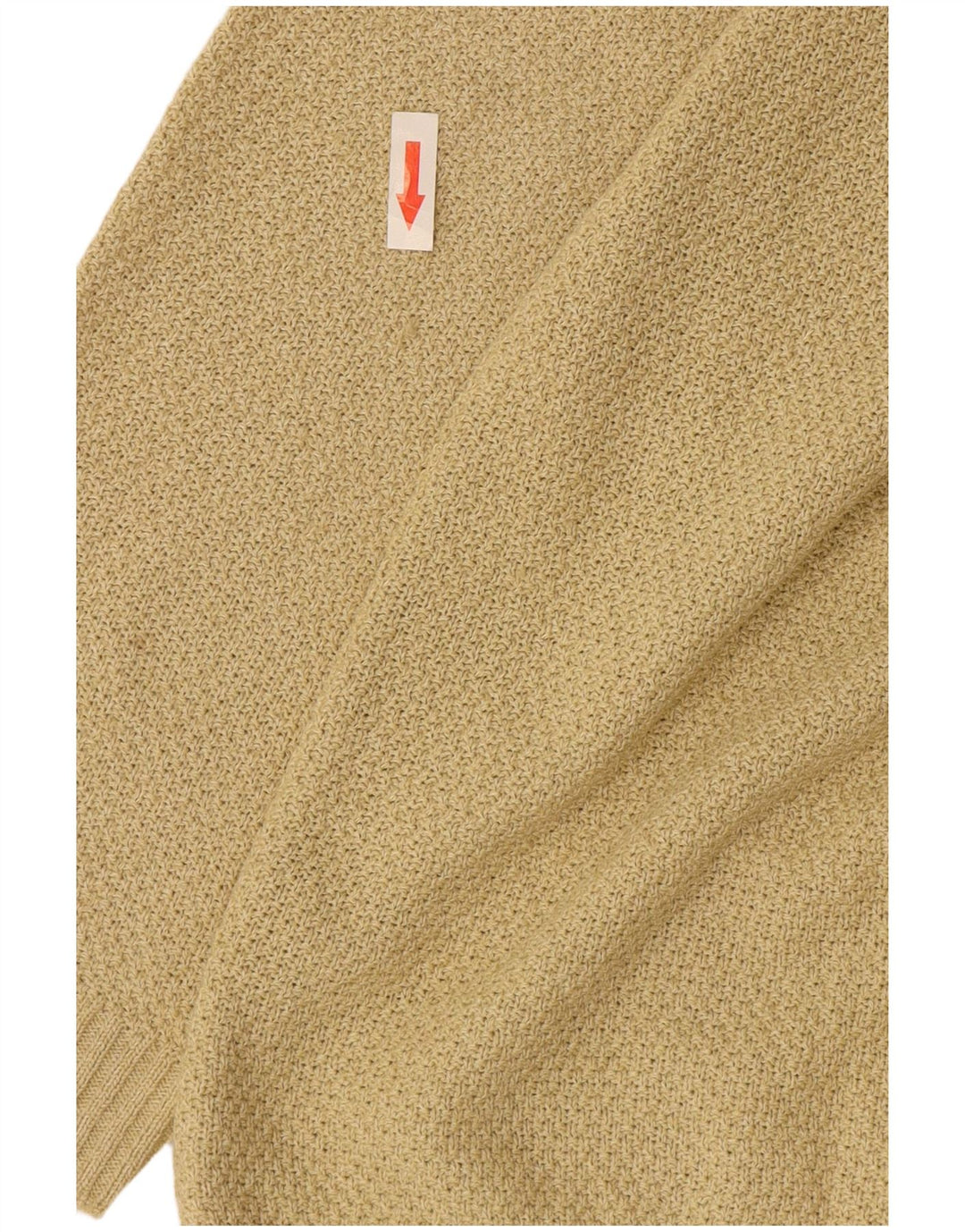 Rasica Mens Cardigan Sweater Large Beige Argyle/Diamond