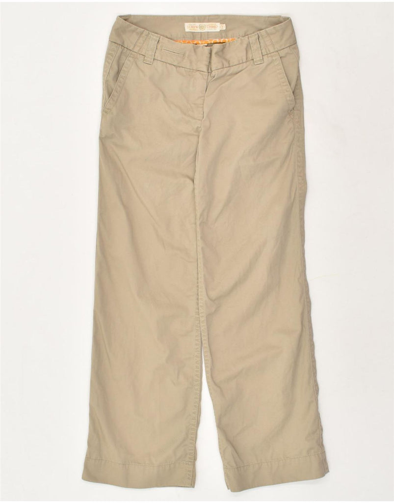 J. CREW Womens Broken In Straight Chino Trousers UK 4 XS W32 L29 Beige | Vintage J. Crew | Thrift | Second-Hand J. Crew | Used Clothing | Messina Hembry 