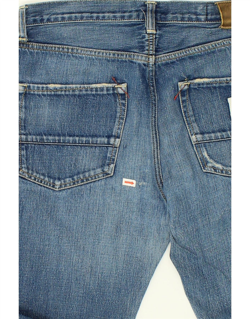 FRANKLIN MARSHALL Mens Regular Fit Straight Jeans W32 L27 Blue Cotton Vintage Franklin Marshall and Second-Hand Franklin Marshall from Messina Hembry 