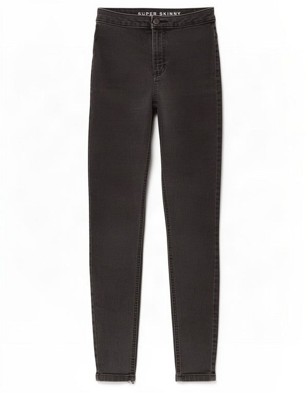 Marks & Spencer Womens Super Skinny Jeans UK 8 Small W26 L28 Black Cotton