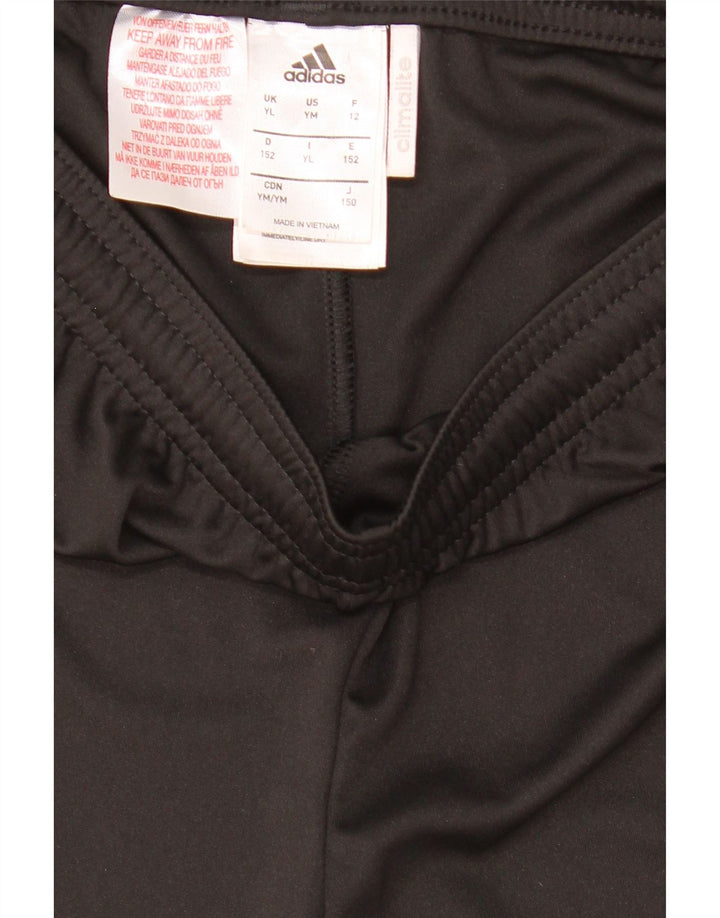 Adidas Boys Climalite Sport Shorts 11-12 Years Large Black Polyester