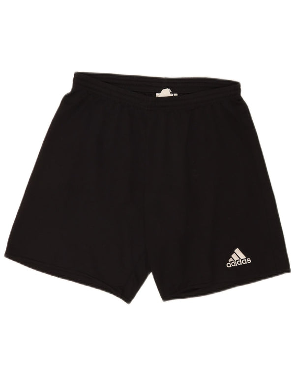 Adidas Mens Regular Sport Shorts Small Black Polyester
