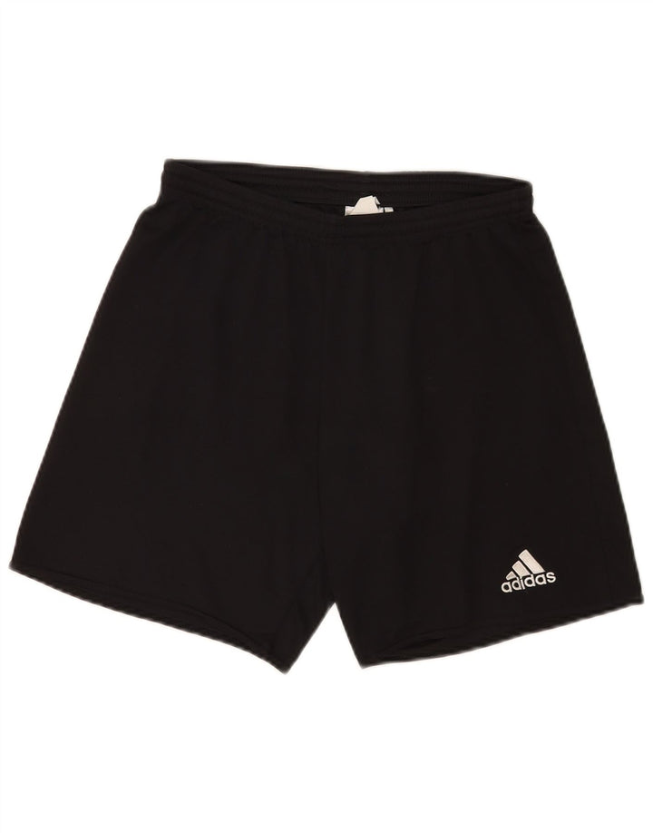 Adidas Mens Regular Sport Shorts Small Black Polyester