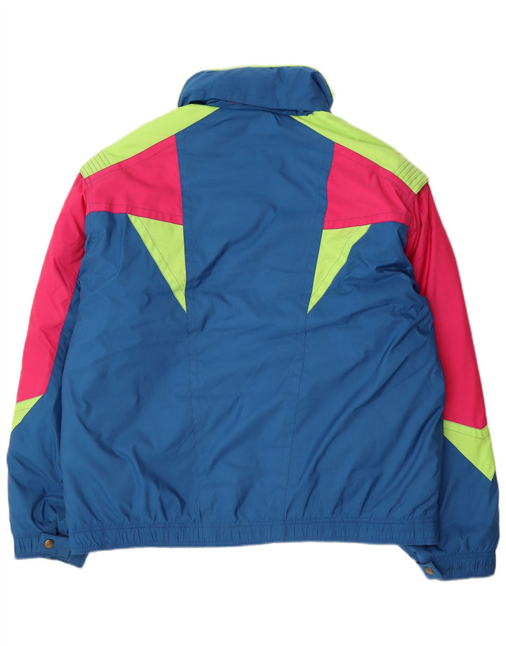 Dubin Mens Ski Jacket IT 52 Large Blue Colourblock Polyester
