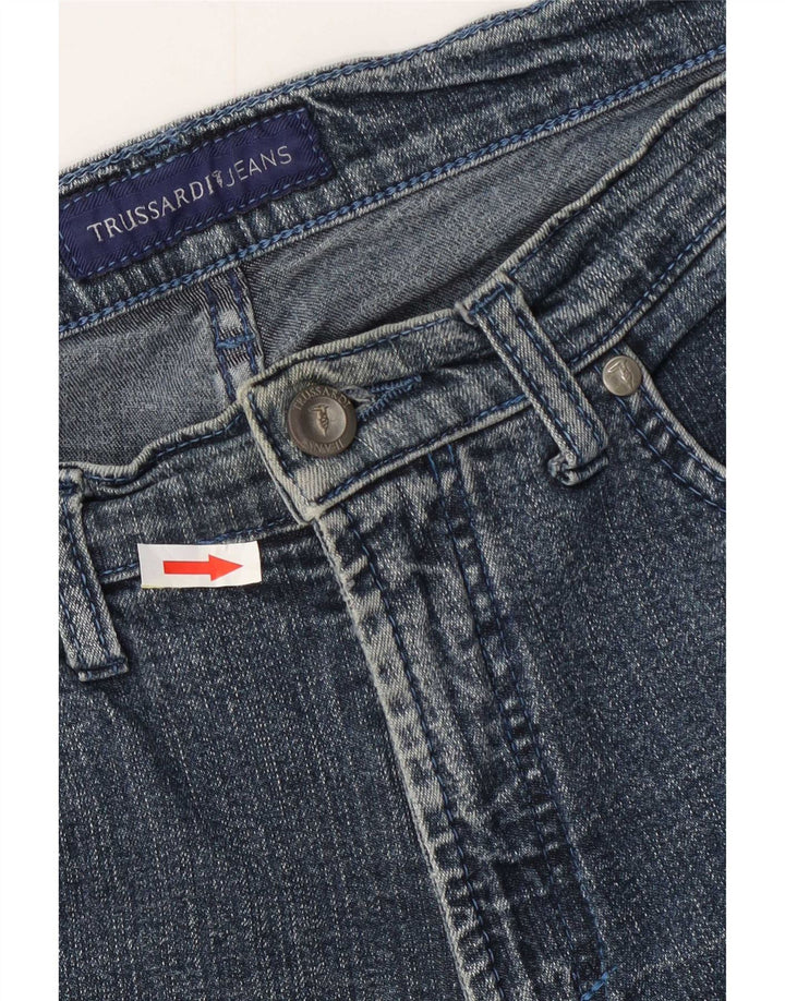 Trussardi Womens Straight Jeans W28 L32 Blue