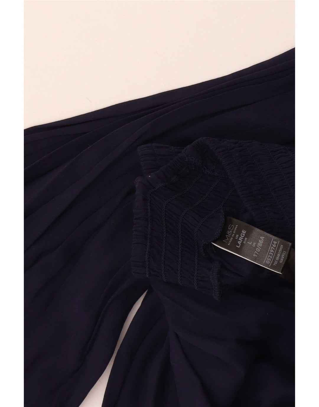 Marks & Spencer Womens Joggers Cropped Trousers Large W30 L23 Navy Blue