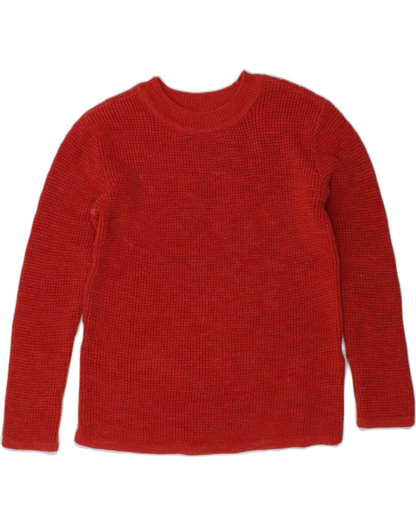 FAT FACE Girls Crew Neck Jumper Sweater 4-5 Years Red Polyester | Vintage Fat Face | Thrift | Second-Hand Fat Face | Used Clothing | Messina Hembry 