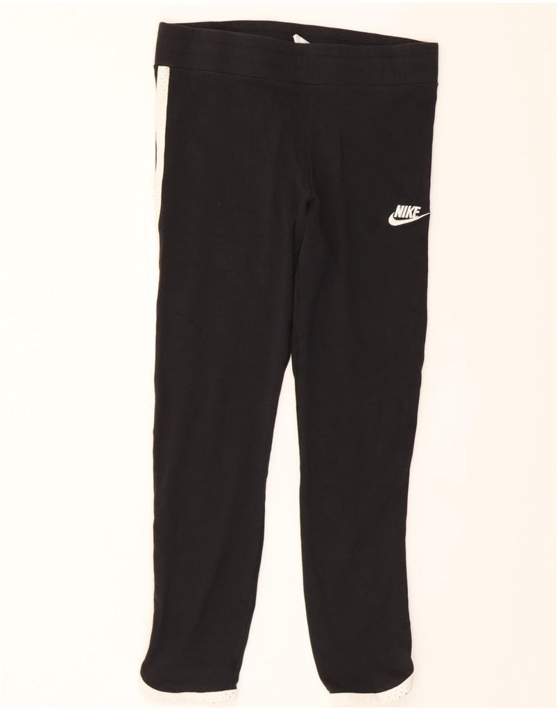 NIKE Womens Leggings UK 12 Medium  Black Cotton Vintage Nike and Second-Hand Nike from Messina Hembry 