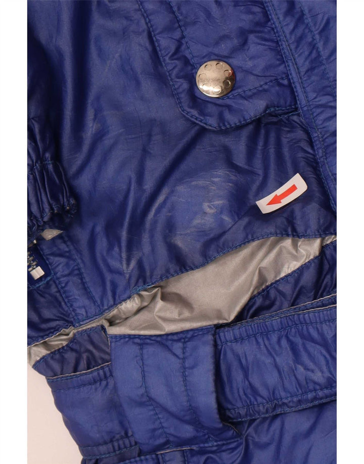 Cerruti 1881 Mens Ski Jumpsuit IT 52 Large Blue Polyamide