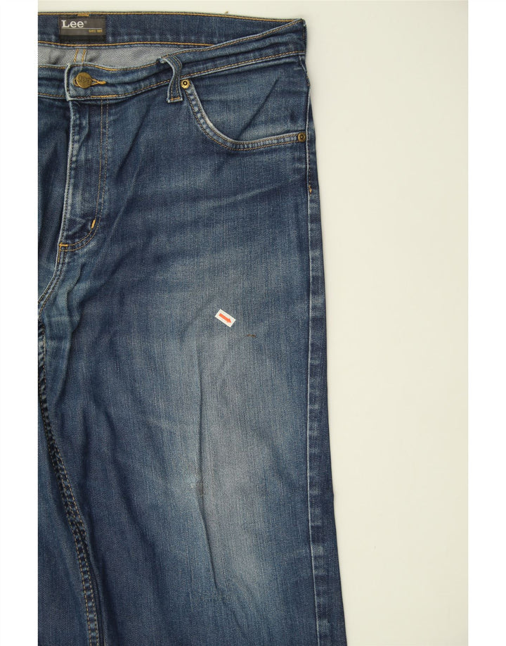 LEE Mens Straight Jeans W36 L28 Navy Blue Cotton Vintage Lee and Second-Hand Lee from Messina Hembry 