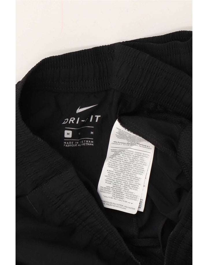 Nike Mens Dri Fit Tracksuit Trousers Medium Navy Blue Polyester