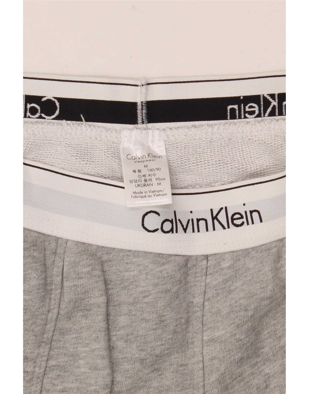 Calvin Klein Womens Tracksuit Trousers Joggers UK 14 Medium Grey