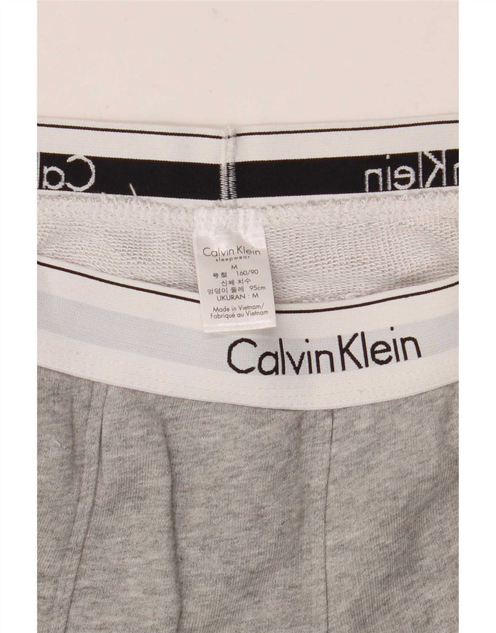 Calvin Klein Womens Tracksuit Trousers Joggers UK 14 Medium Grey