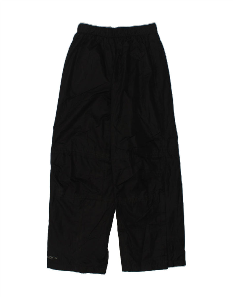 MOUNTAIN WAREHOUSE Boys Tracksuit Trousers 7-8 Years Black Polyester | Vintage Mountain Warehouse | Thrift | Second-Hand Mountain Warehouse | Used Clothing | Messina Hembry 