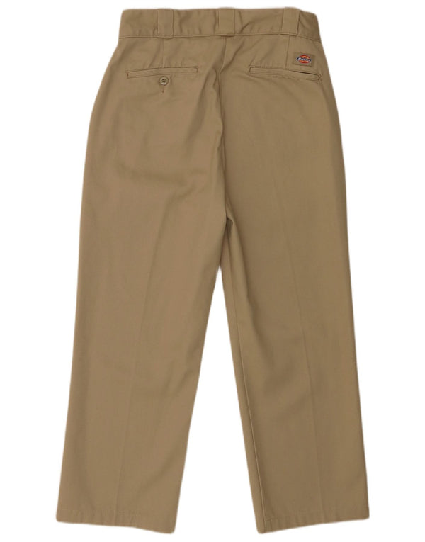 Dickies Mens Straight Chino Trousers W28 L25 Brown Polyester