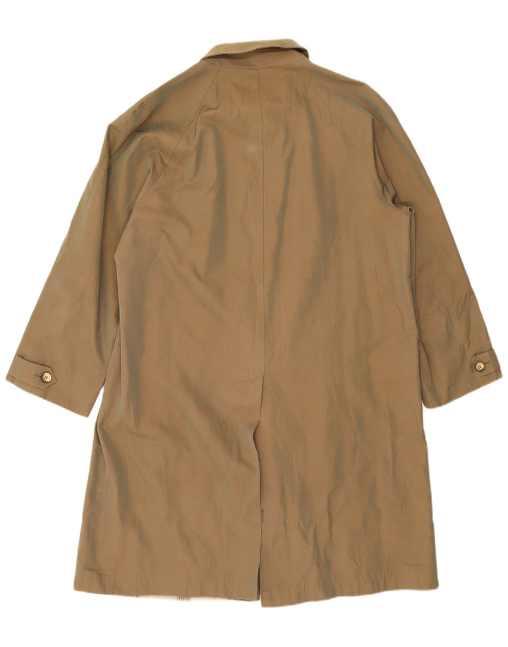 BALLANTYNE Mens Overcoat UK 40 Large Beige Cotton