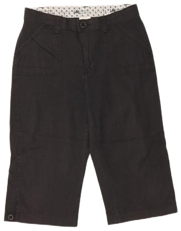 Lee Womens Bermuda Shorts US 6 Medium W28  Black Cotton