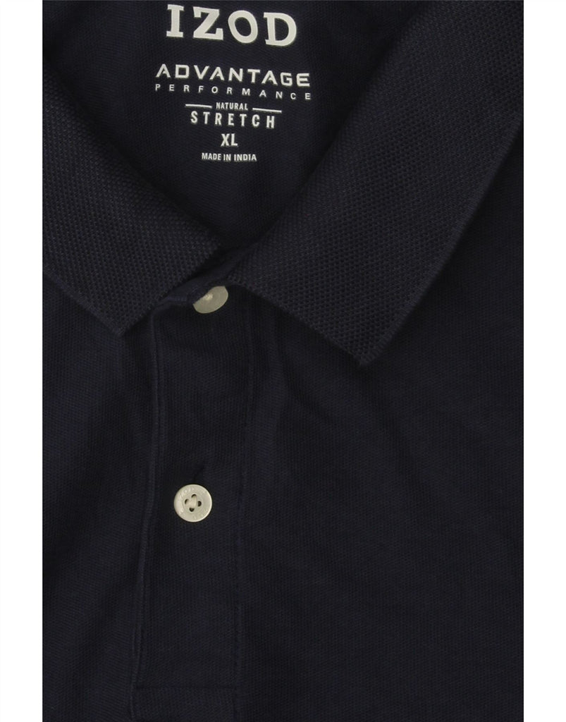 IZOD Mens Polo Shirt XL Navy Blue Cotton Vintage Izod and Second-Hand Izod from Messina Hembry 