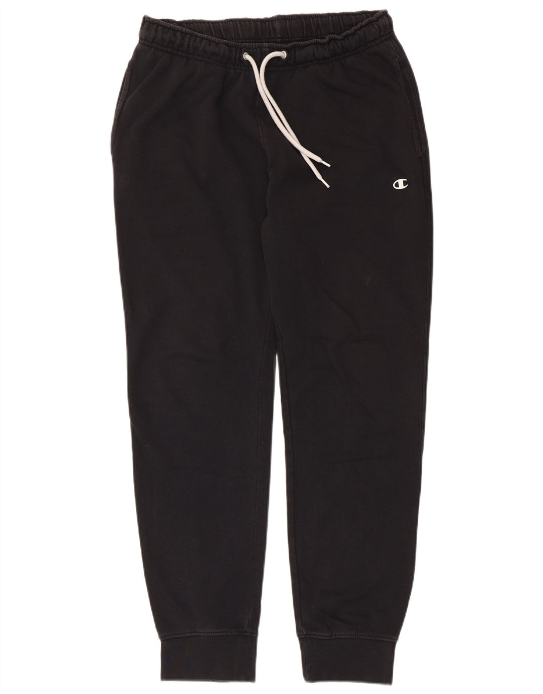 Champion Mens Tracksuit Trousers Joggers Medium  Black Cotton